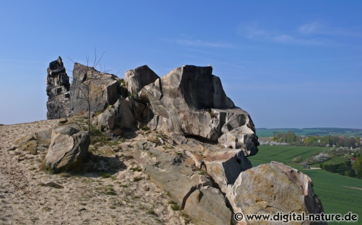 Fernsicht auf die umliegende Landschaft