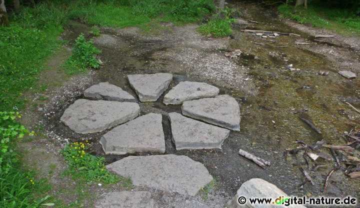 Steinsetzung im Blutbachtal
